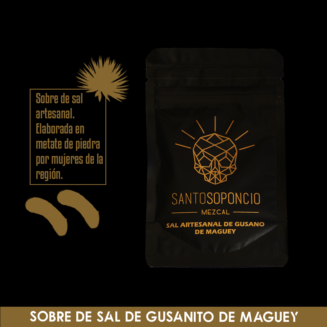 SOBRE DE SAL ARTESANAL DE GUSANITO DE MAGUEY